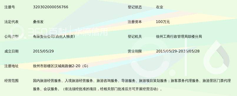 徐州完美国际旅行社有限公司