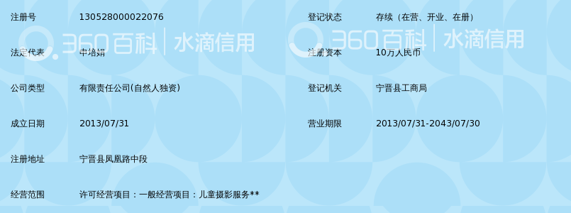 宁晋县乐派派儿童摄影有限公司_360百科