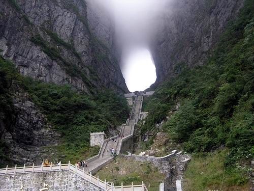 风景名胜拼贴画