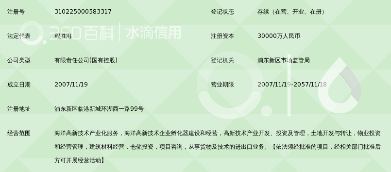上海临港海洋高新技术产业发展有限公司_360