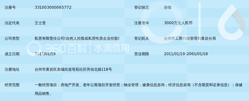 浙江台州德康投资有限公司