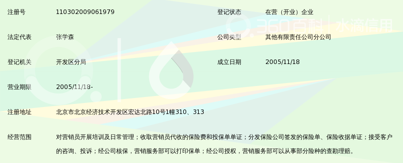 阳光财产保险股份有限公司北京分公司北京经济