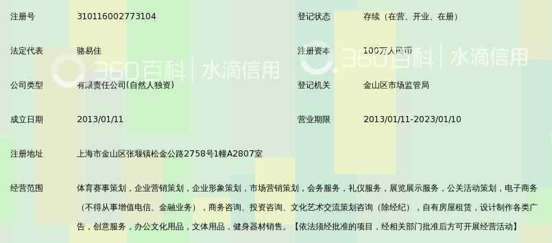 上海着意体育赛事策划有限公司_360百科