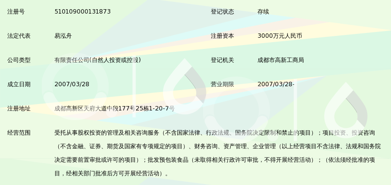 成都泓谷股权投资基金管理有限公司_360百科