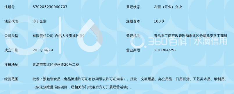 青岛麦克美高食品有限公司_360百科