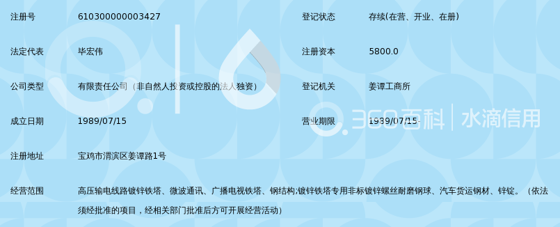 中国能源建设集团宝鸡铁塔制造有限公司_360