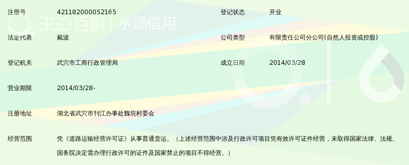 北京长顺旺物流有限公司湖北分公司_360百科