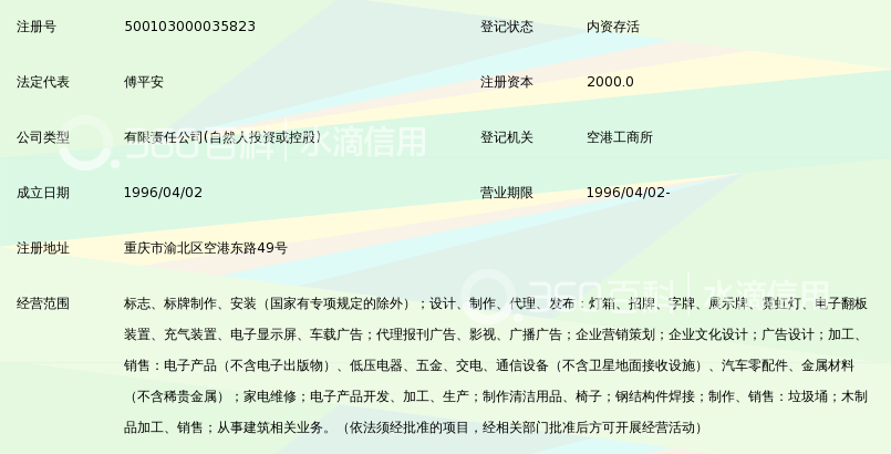 重庆平安标牌制作有限公司_360百科