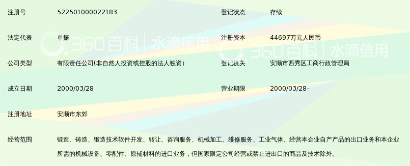 贵州安大航空锻造有限责任公司_360百科