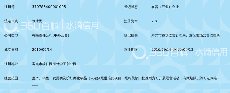 山东美高斯麦化妆品有限公司_360百科