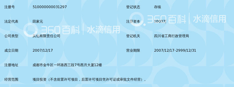 四川河川投资有限公司