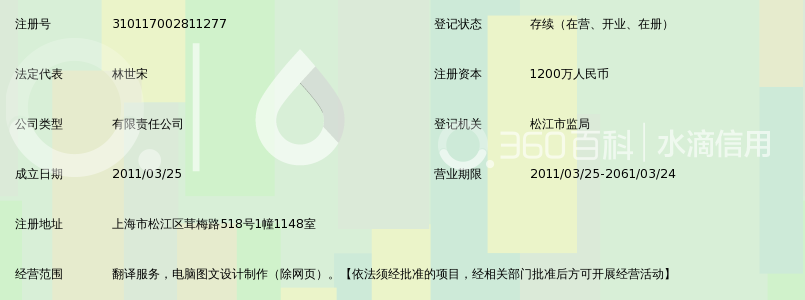 上海译国译民翻译服务有限公司_360百科