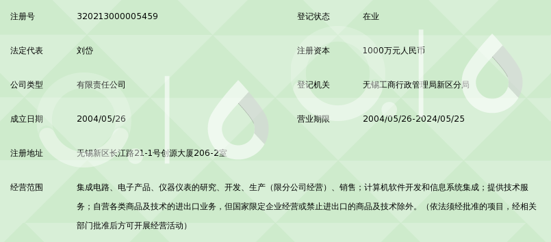 无锡中微爱芯电子有限公司_360百科
