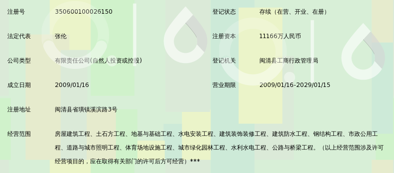 福建闽清一建建设发展有限公司_360百科