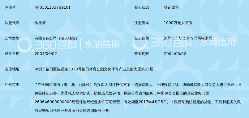 深圳市友和保险经纪有限公司