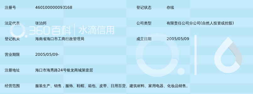 海南雅佳贸易有限公司海口分公司_360百科