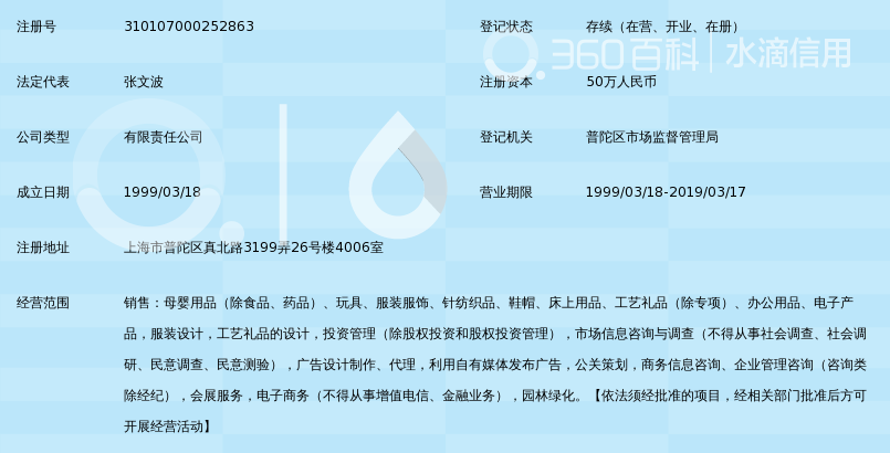 上海子悦实业有限公司_360百科