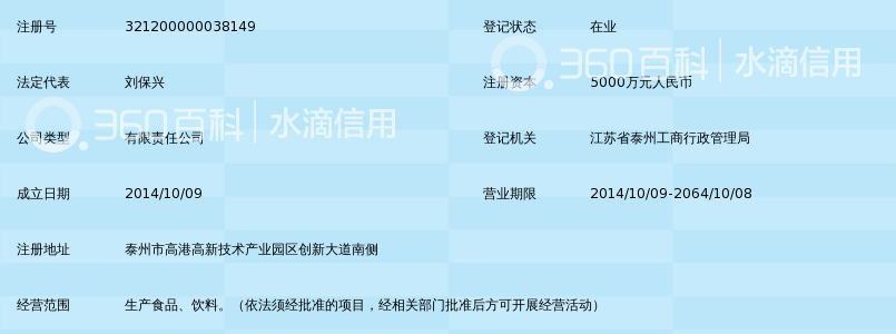 江苏苏萨食品有限公司_360百科