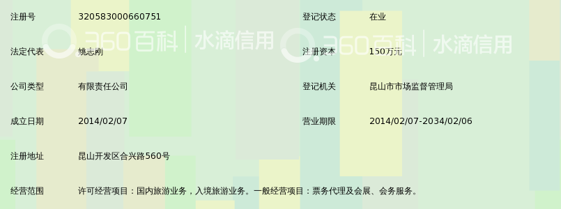 昆山天天旅行社有限公司