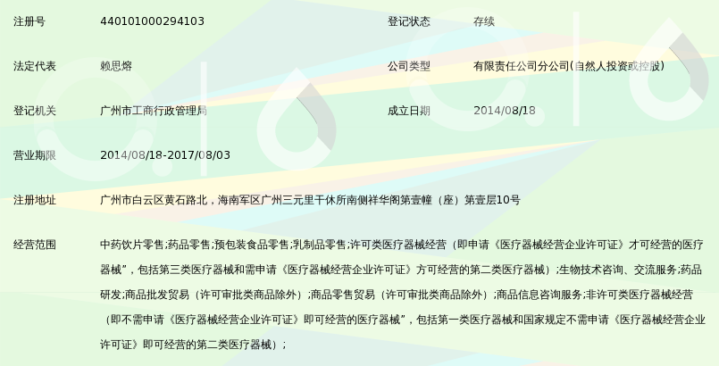 广州好信医药连锁有限公司黄石分店_360百科