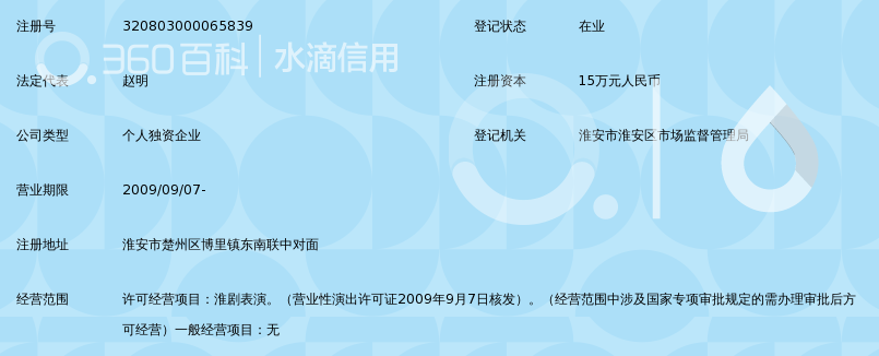 淮安市楚州区茗艺淮剧团