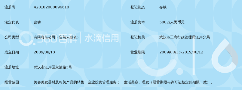 武汉美丽椰岛美容美发有限公司