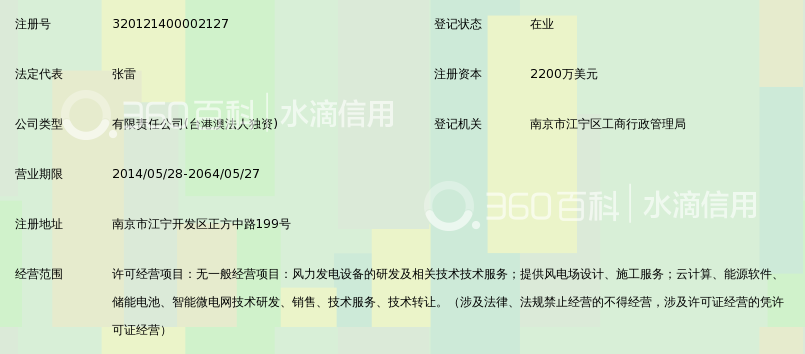 远景能源(南京)软件技术有限公司_360百科