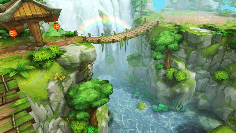 射雕英雄传3d游戏场景图